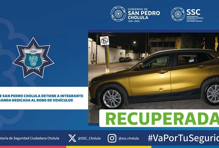 Detienen a joven de 15 años integrante de banda dedicada al robo de vehículos