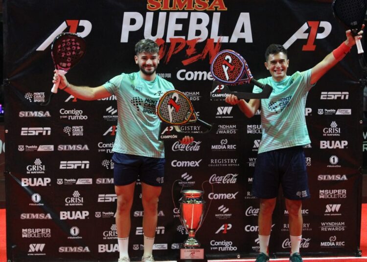 Dal Bianco y Arce, campeones del A1P SIMSA Puebla Open 2023