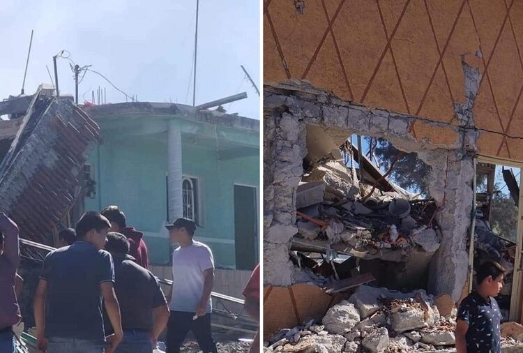 Explosión de bodega con pirotecnia deja 4 heridos en Xiutetelco
