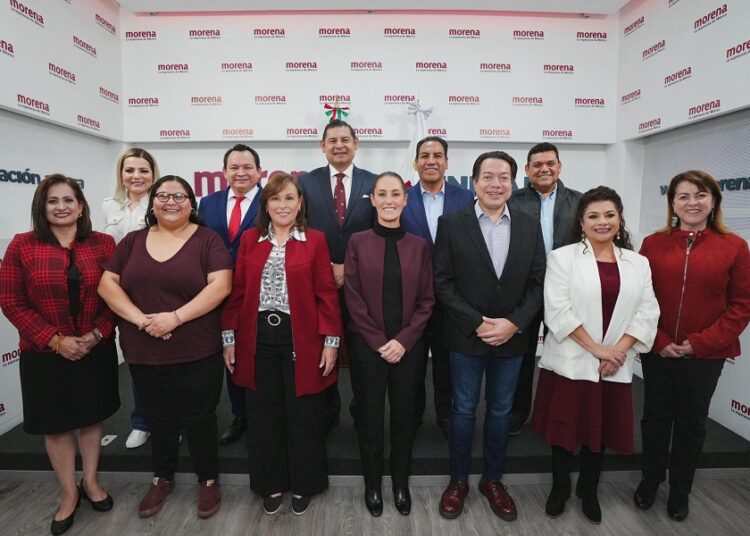 Armenta se reúne con Sheinbaum y dirigencia de Morena