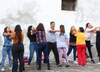 Realizan segundo taller de defensa personal para trabajadoras del Poder Legislativo