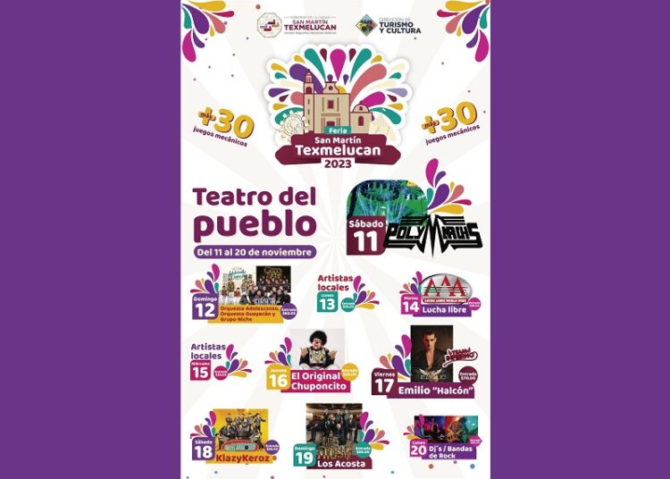 Anuncian Feria de San Martín Texmelucan 2023