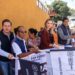 Paola Angon da banderazo de obra de calle Primera de Vicente Guerrero