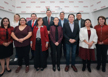 Sheinbaum se reúne con ganadores que serán candidatos para gubernaturas en 2024