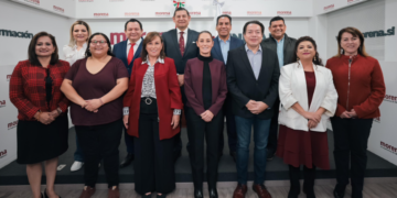 Sheinbaum se reúne con ganadores que serán candidatos para gubernaturas en 2024
