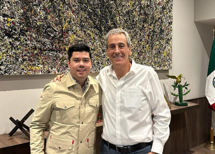 Pepe Chedraui se reúne con líder del PVEM en Puebla