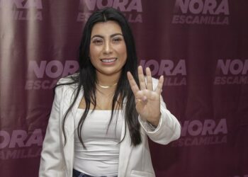 Nora Merino da la bienvenida a Morena a Pepe Chedraui