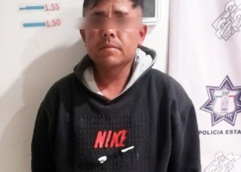 En Tehuacán, Policía Estatal detiene a hombre en posesión de posible droga