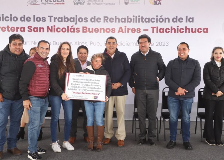 Céspedes encabeza inicio de rehabilitación de carretera Puebla-Xalapa