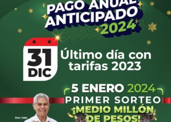 Aprovecha el Pago Anual Anticipado 2024 de Agua de Puebla