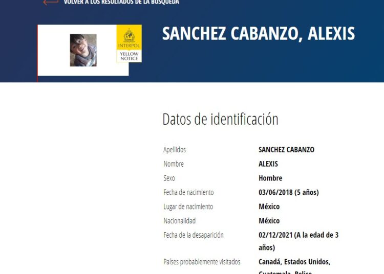 Logra Comisión de Búsqueda de Puebla activación de alerta de búsqueda con la INTERPOL