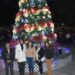 Más de mil asistentes en encendido de árbol en Texmelucan