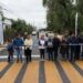 Paola Angon entrega pavimentación de la 38 oriente