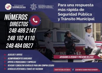 SSP de Texmelucan refuerza seguridad con acompañamientos bancarios