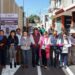 Paola Angon entrega pavimentación en Momoxpan