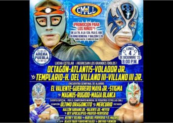Octagón y Atlantis regresan a la Arena Puebla