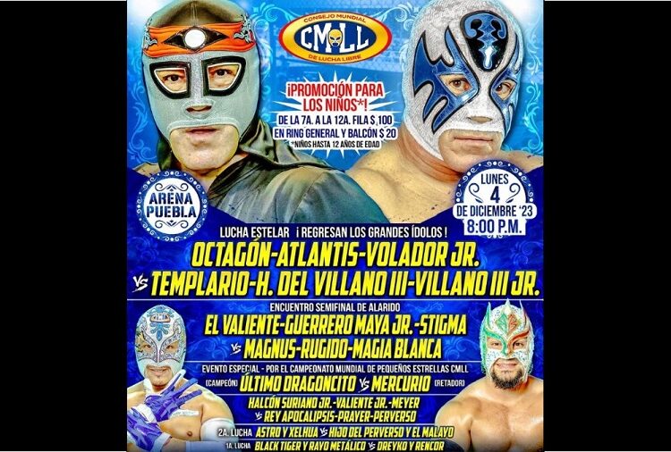 Octagón y Atlantis regresan a la Arena Puebla