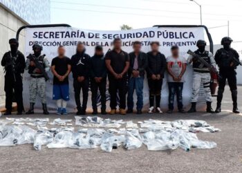 Detienen a 9 integrantes de grupo delictivo en Cuautlancingo