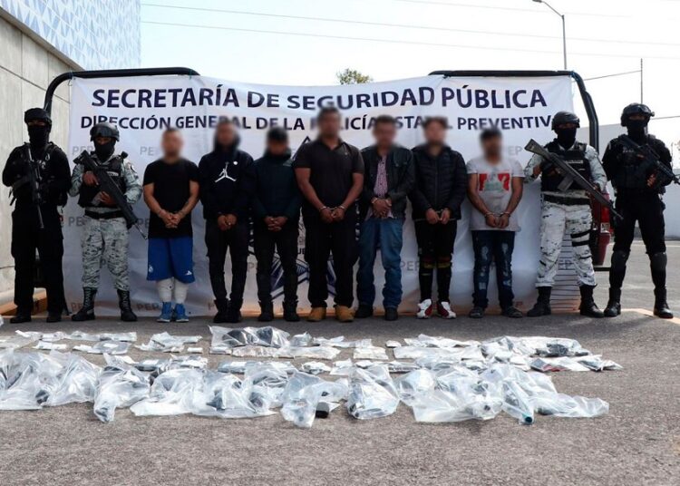 Detienen a 9 integrantes de grupo delictivo en Cuautlancingo