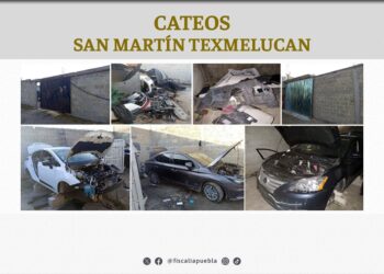 FGE asegura vehículos robados y autopartes en cateos