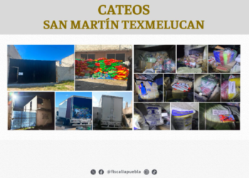 FGE recuperó un camión y mercancía con reporte de robo en Texmelucan