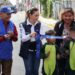Paola Angón entrega obras en Santiago Mixquitla
