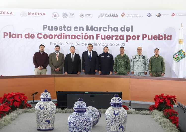 Anuncian puesta en marcha del Plan de Coordinación Fuerza Por Puebla