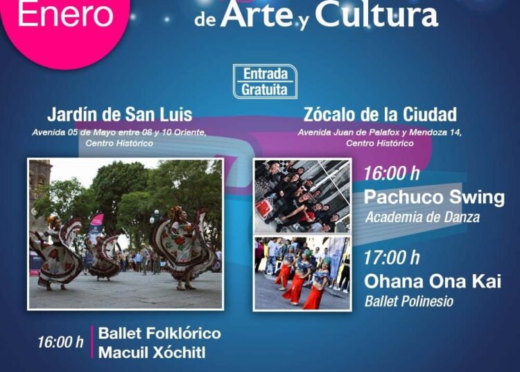 Puebla Capital ofrece agenda cultural y artísticas para el fin de semana