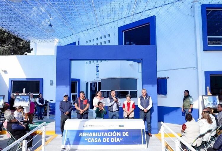 Tlatehui y Lupita Cuautle inauguran rehabilitación de Casa de Día