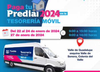 Continúa 2ª etapa de pago de predial 2024 en Puebla capital