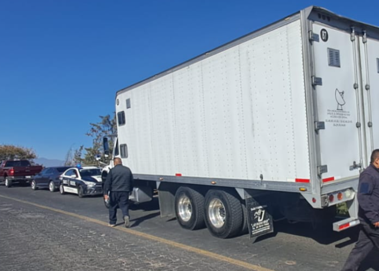 Tránsito municipal de Texmelucan recuperó 2 camiones robados