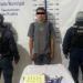 SSP de Texmelucan asegura a sujeto por posible venta y distribución de droga