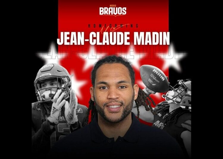 Jean-Claude Madin incursiona en Liga Europea de Futbol Americano