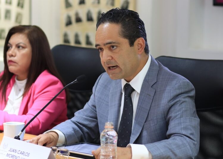 Así fue la comparecencia del secretario de la Función Pública, J. Carlos Moreno Valle