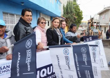 Angón arranca pavimentación de calles en Momoxpan