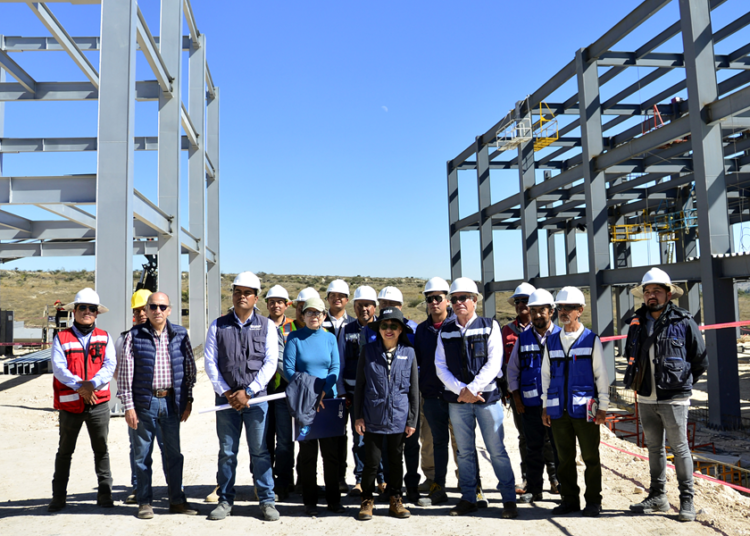 Lilia Cedillo supervisa avance de obra en CU2