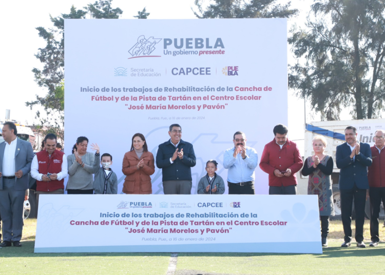 Gobierno de Puebla cuida infraestructura educativa