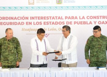 Puebla y Oaxaca coordinan esfuerzos en seguridad pública