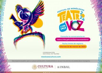 Gobiernos estatal y federal convocan al ‘Festival de Monólogos 2024’