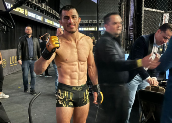 El Cebollero Delgado defiende el cinturón de 145 libras de LUX Fight League