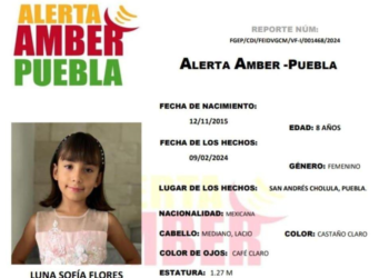 Activan Alerta Amber para encontrar a Luna Sofía