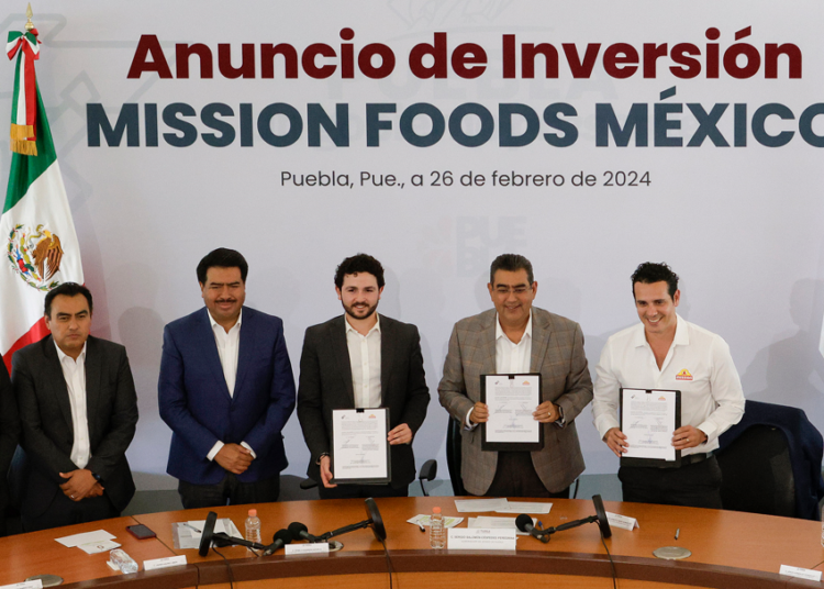Mission Foods llega a Puebla, habrá un inversión de 791 millones de pesos