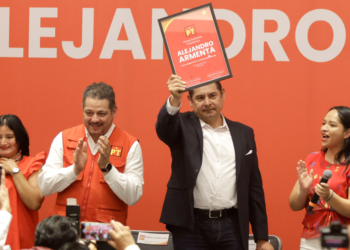 Armenta es el candidato del Verde y el PT a la gubernatura de Puebla