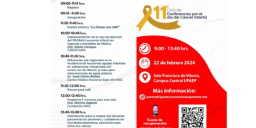 11º Ciclo de conferencias por el día internacional del cáncer infantil