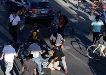Segob pide no politizar conato de violencia entre ciclistas en vía Atlixcáyotl