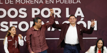 Vamos a construir el segundo piso de la transformación en Puebla: Armenta