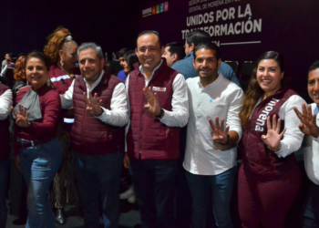 Eduardo Castillo respalda al candidato único a la gubernatura Alejandro Armenta
