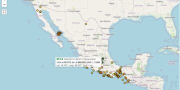 Se registra sismo de magnitud 2.8 en la CDMX