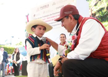 4T, una realidad en 217 municipios de Puebla: Sergio Salomón 
