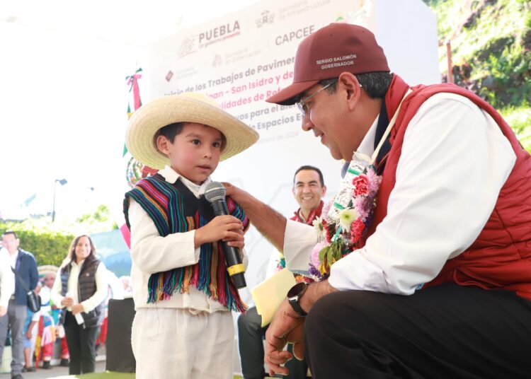 4T, una realidad en 217 municipios de Puebla: Sergio Salomón 